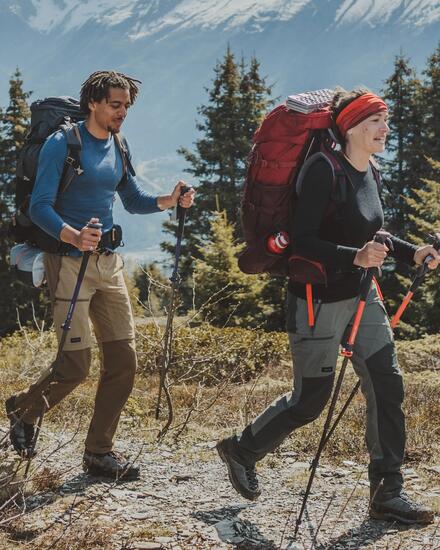 Himalaya Trekking Pants - Zip-Off Hiking Trousers for women - Black