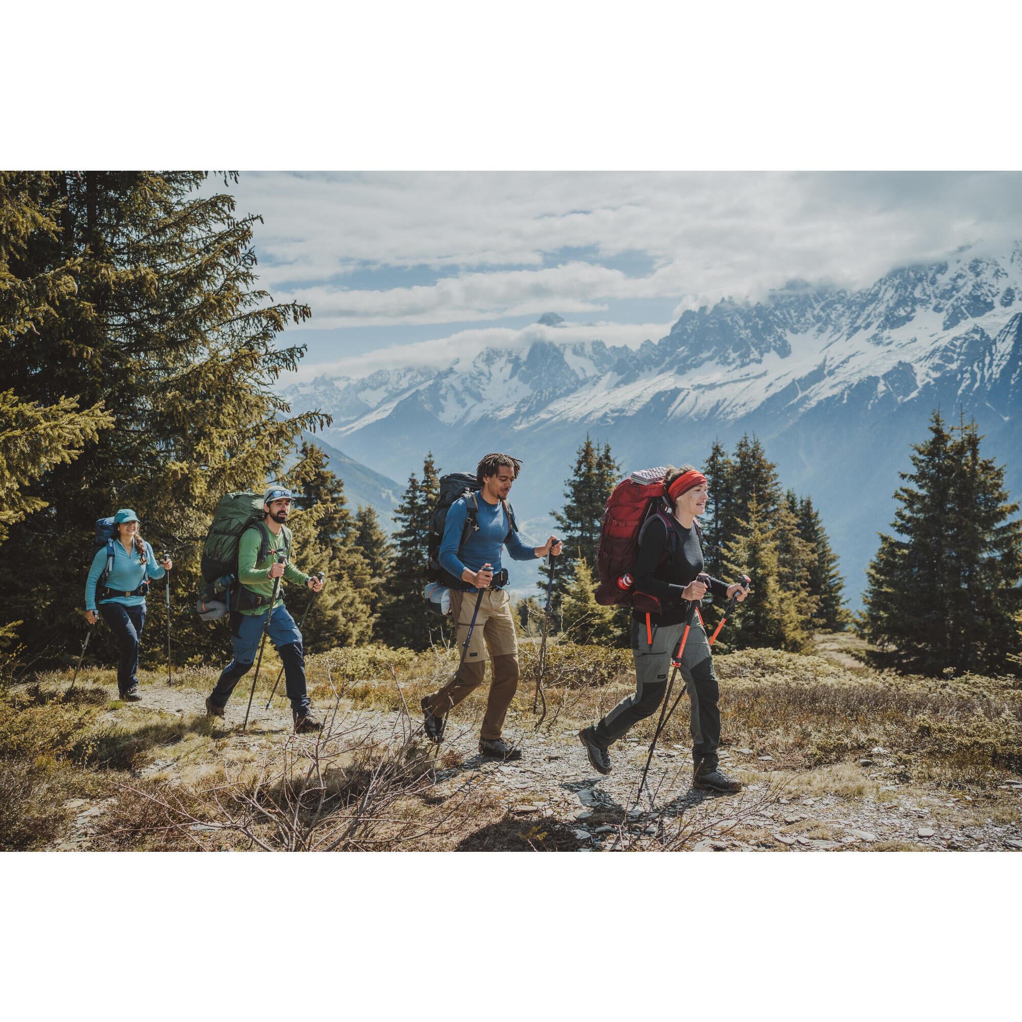 Pantaloni resistenti per il trekking in montagna - MT500 Uomo