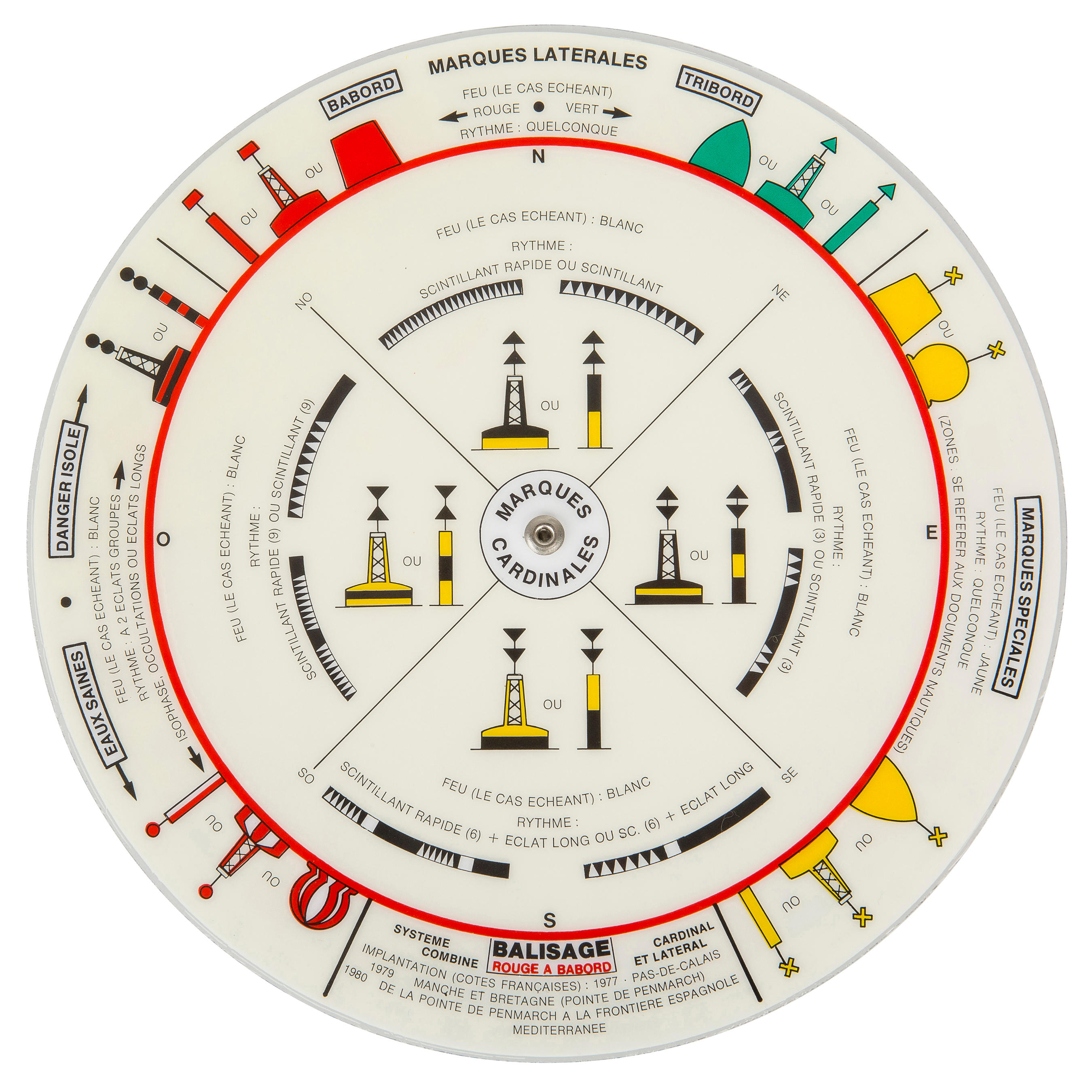 Sailing Maritime Signals Disc Plastimo - French 3/5