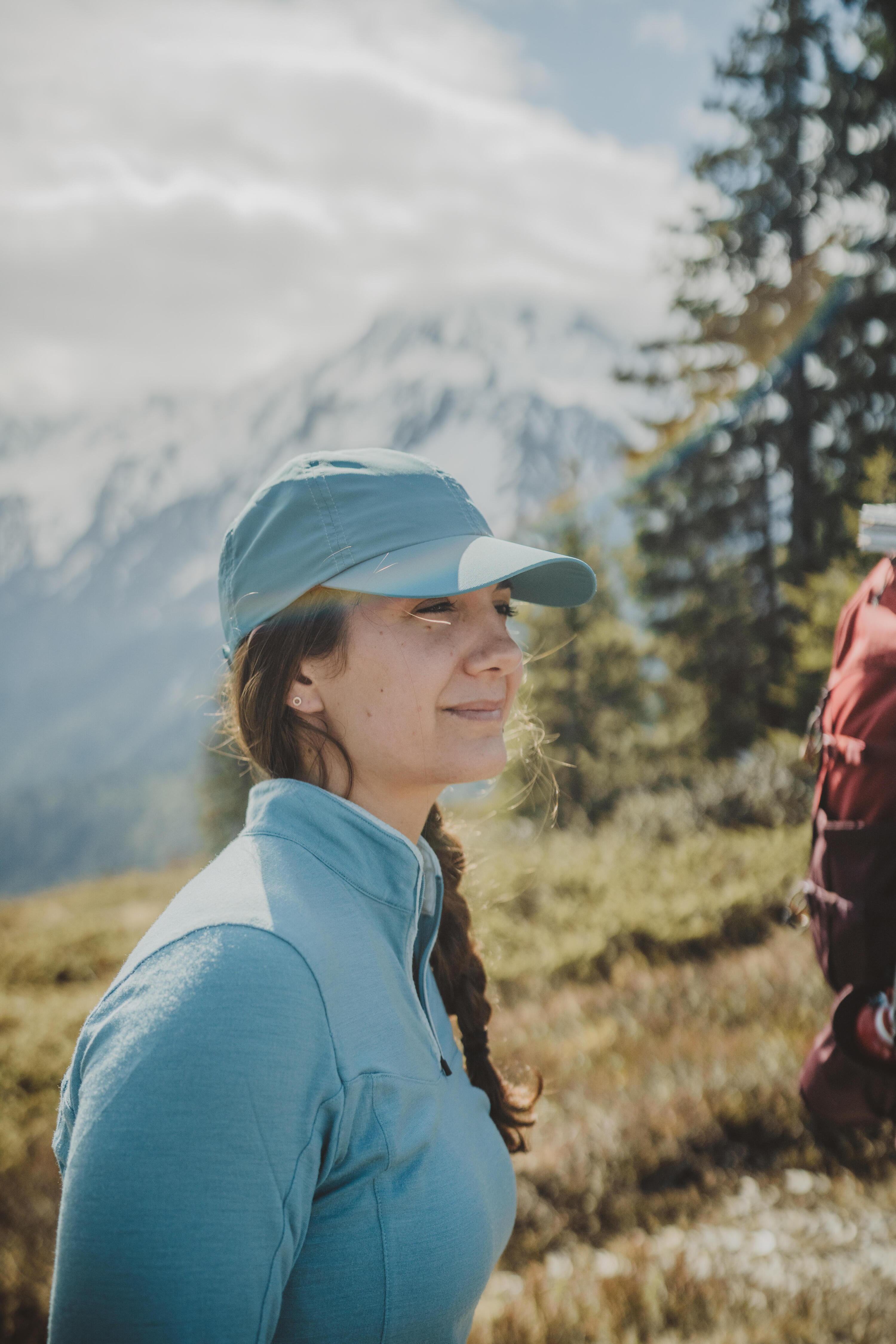 Camisola de Trekking Gola com Fecho - MT500 Mulher 9/10