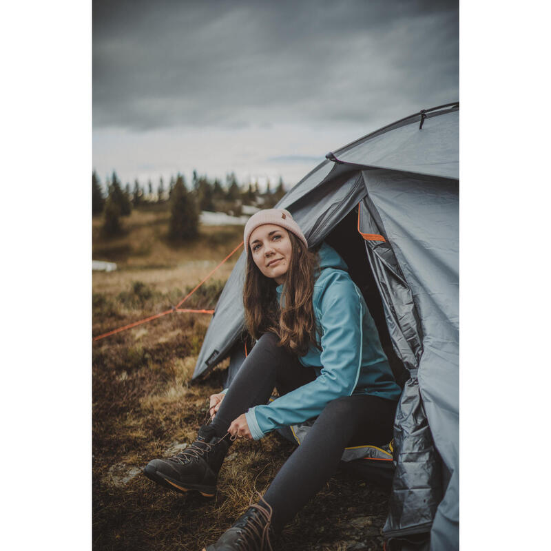 Leggings térmicas de trekking na montanha de lã merino - MT500 Mulher