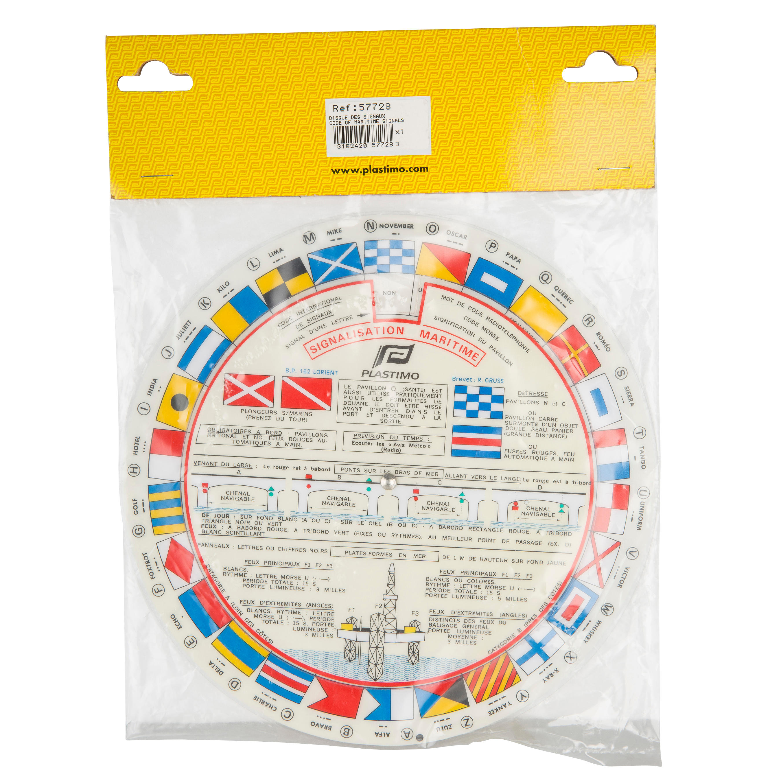 Sailing Maritime Signals Disc Plastimo - French 5/5