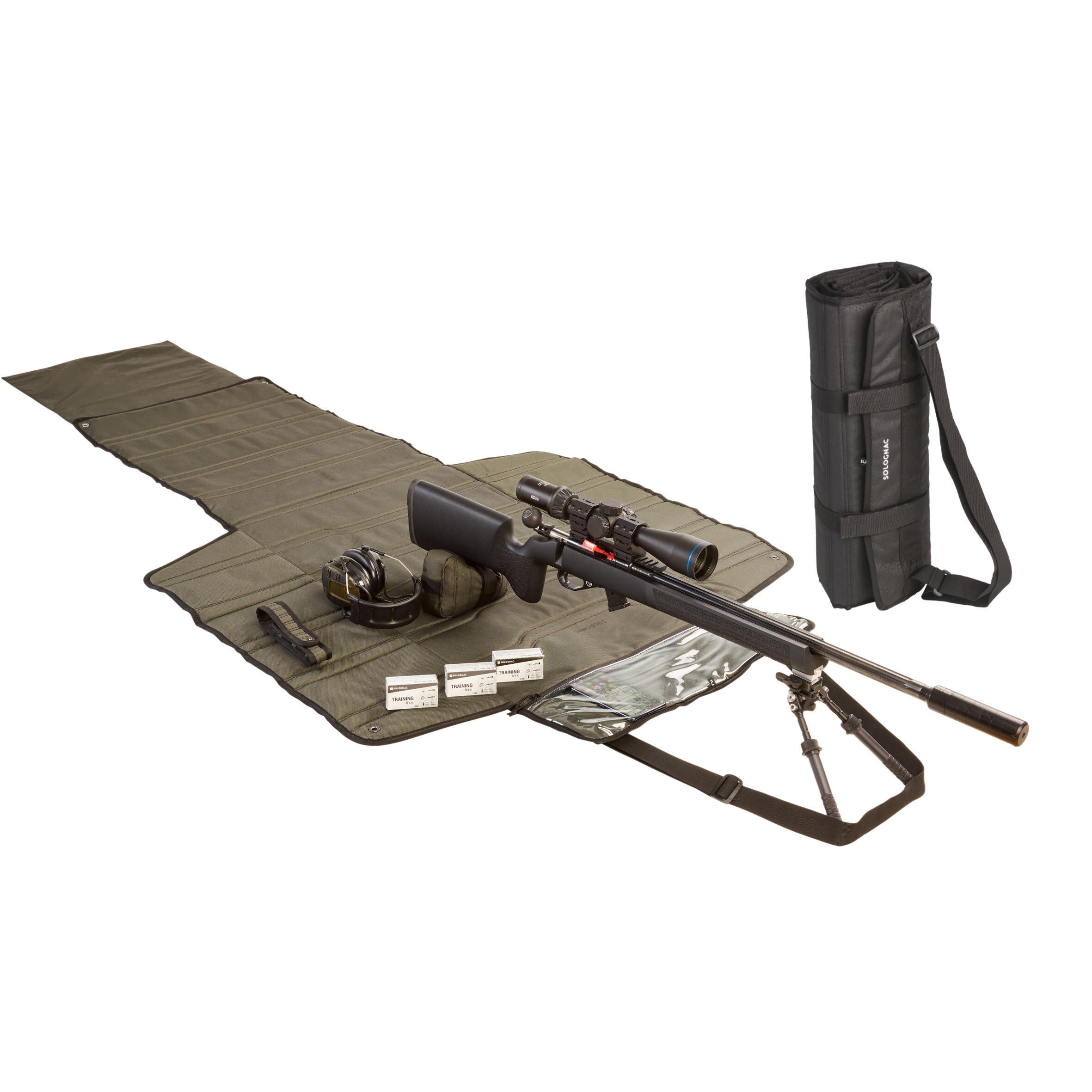 Lövész matrac vízhatlan zsebbel - 500-as Solognac