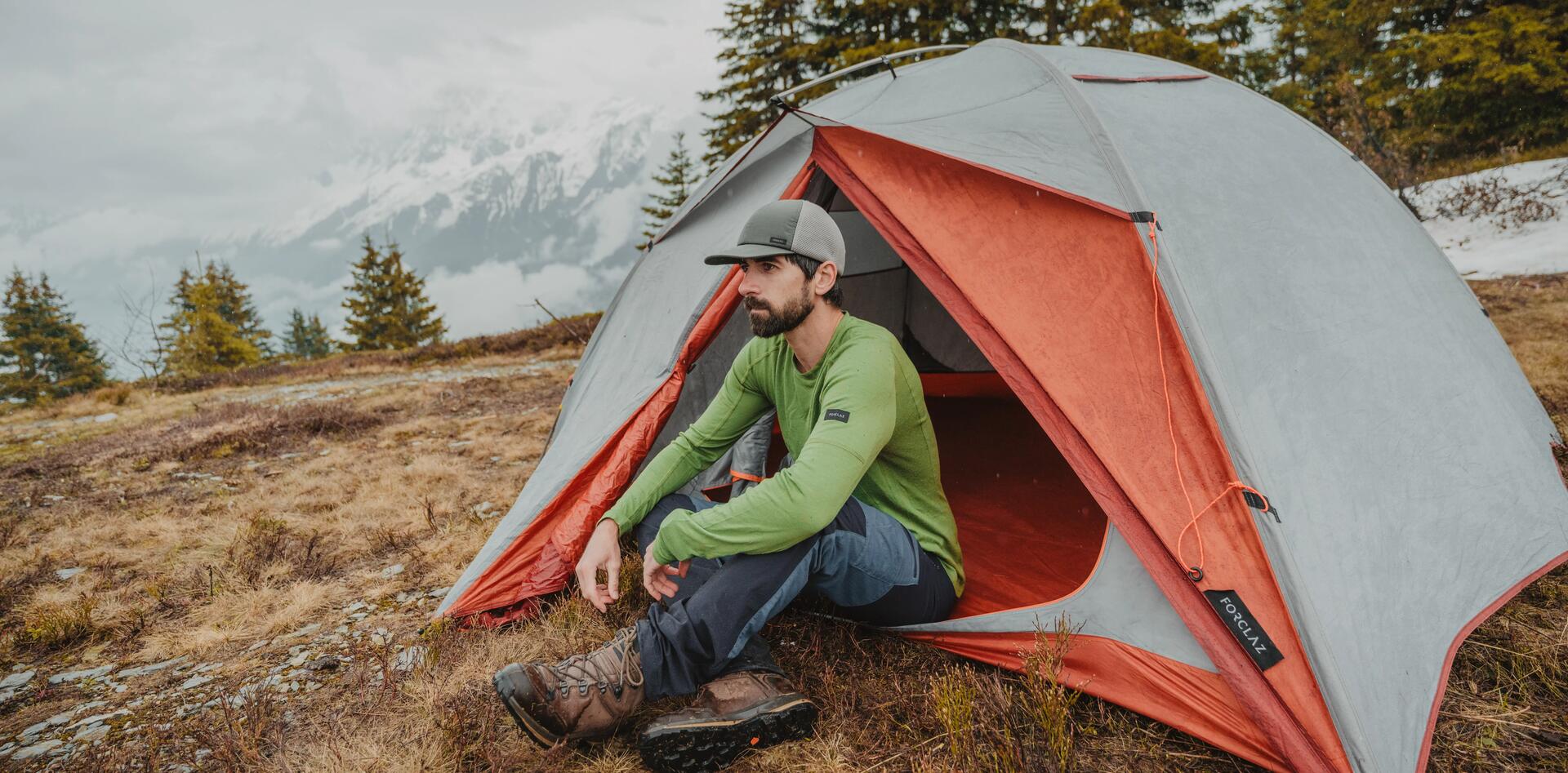 Trekking free-standing 2-person dome tent