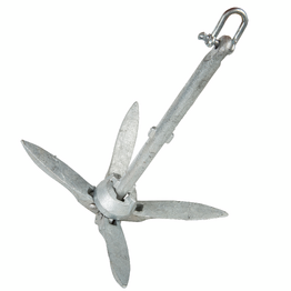 Grappin parapluie 1,4 kg petit bateau et kayak