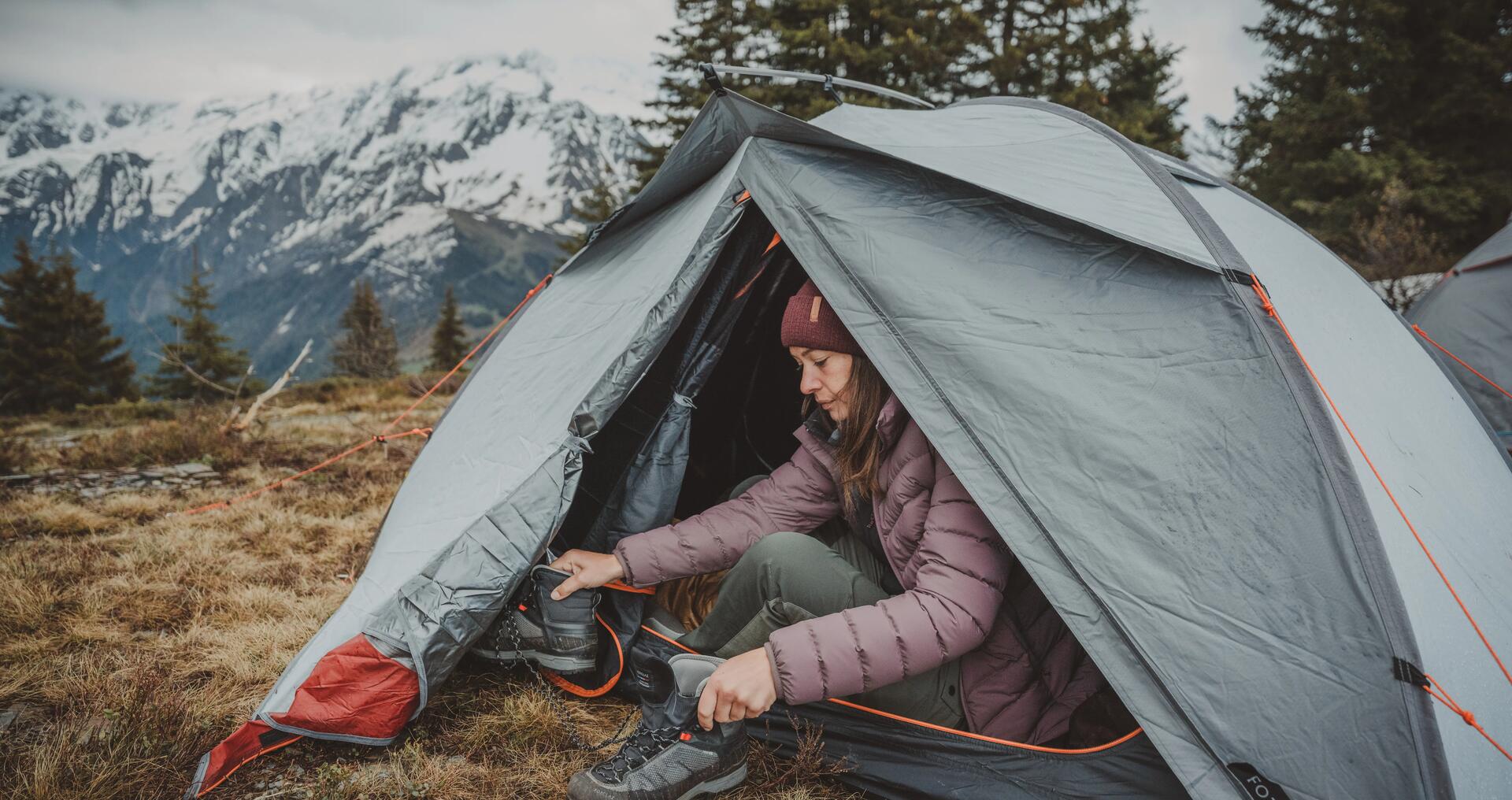 Kendi kendine ayakta duran 1 kişilik trekking çadırı 