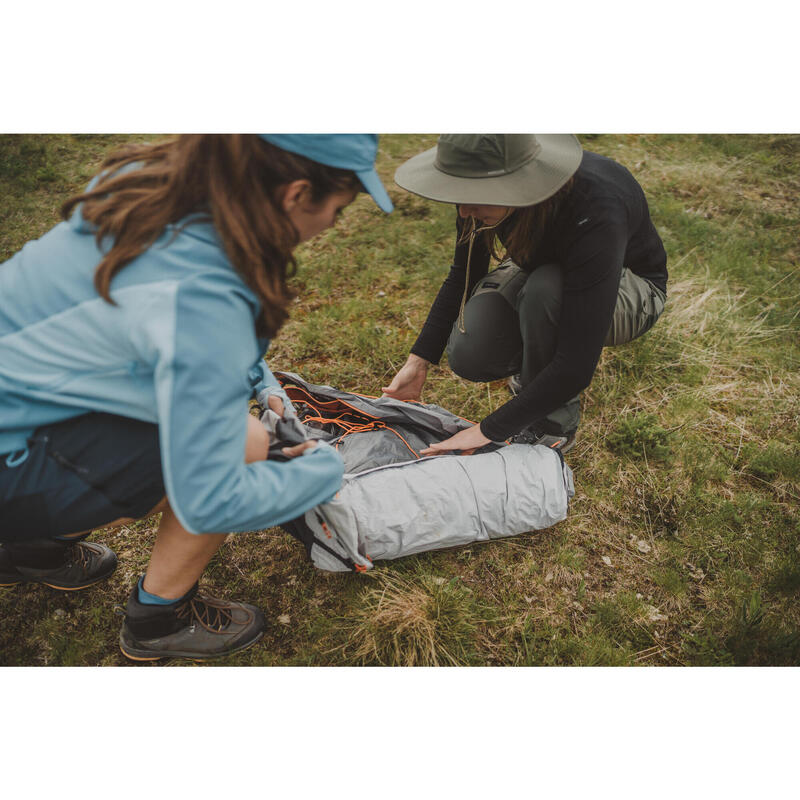 Geacă cu protecție împotriva vântului Softshell Trekking MT500 Turcoaz Damă