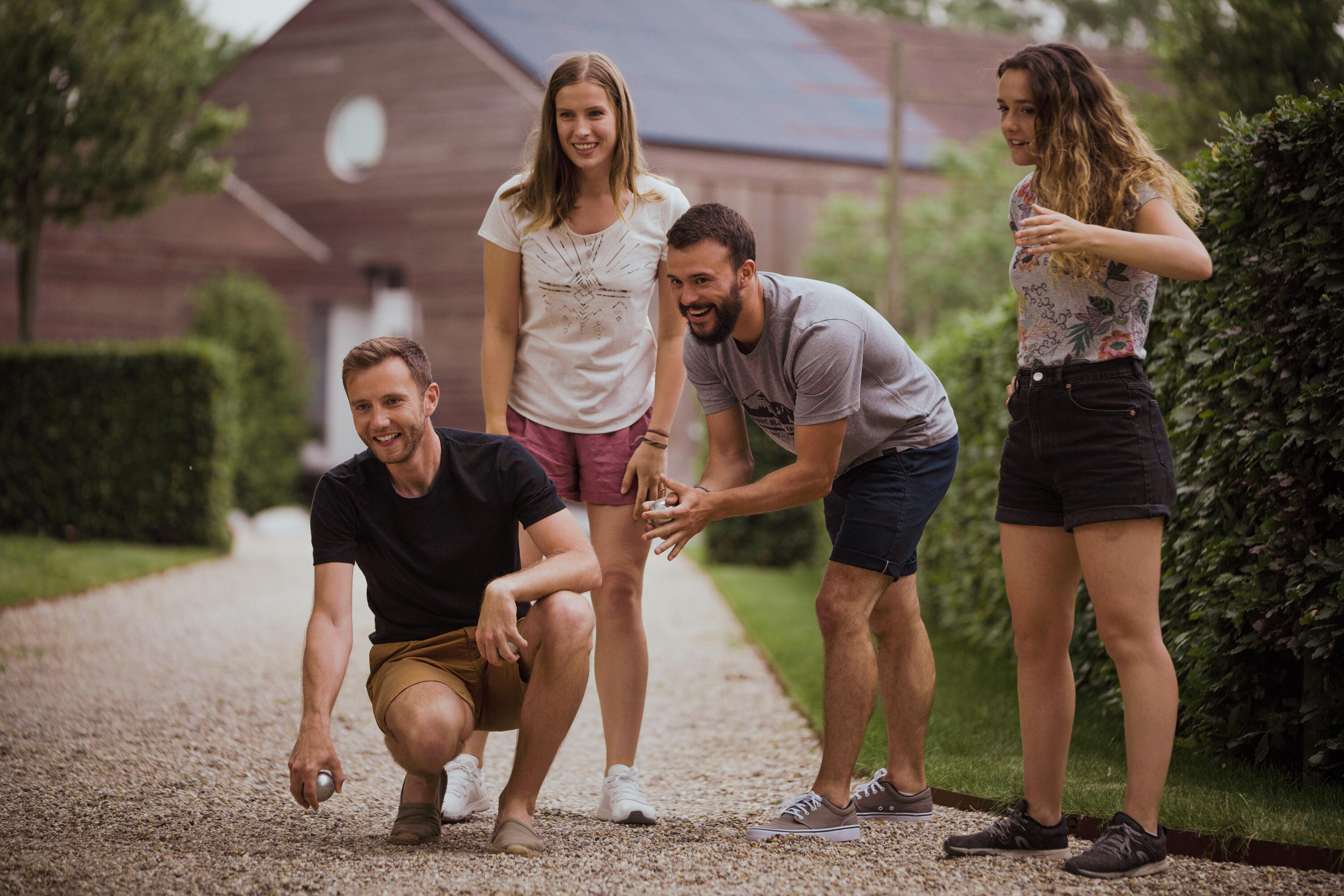 Jeu de 3 boules de pétanque striées – Loisir 100 11/13
