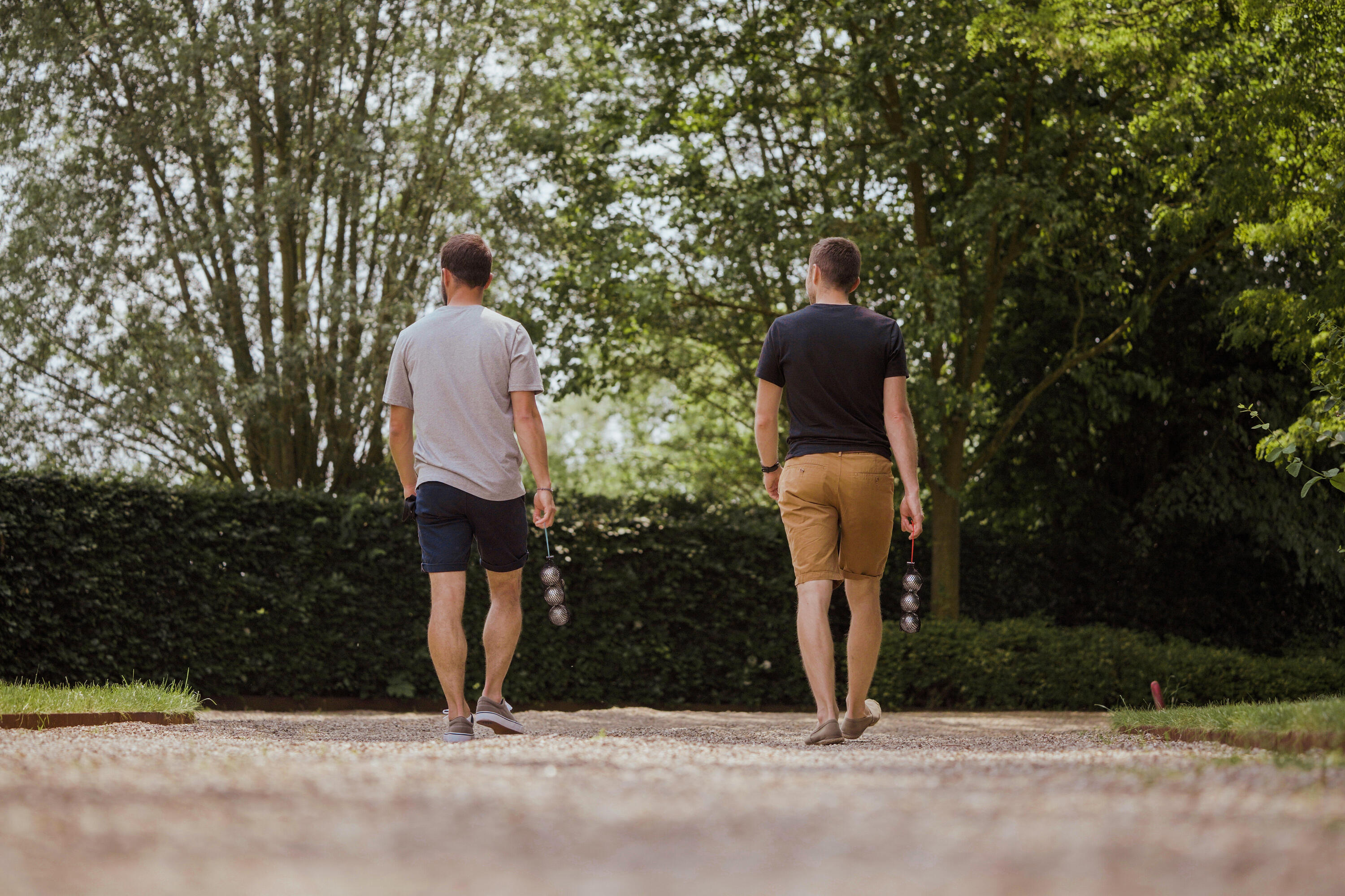 Jeu de 3 boules de pétanque striées – Loisir 100 9/13