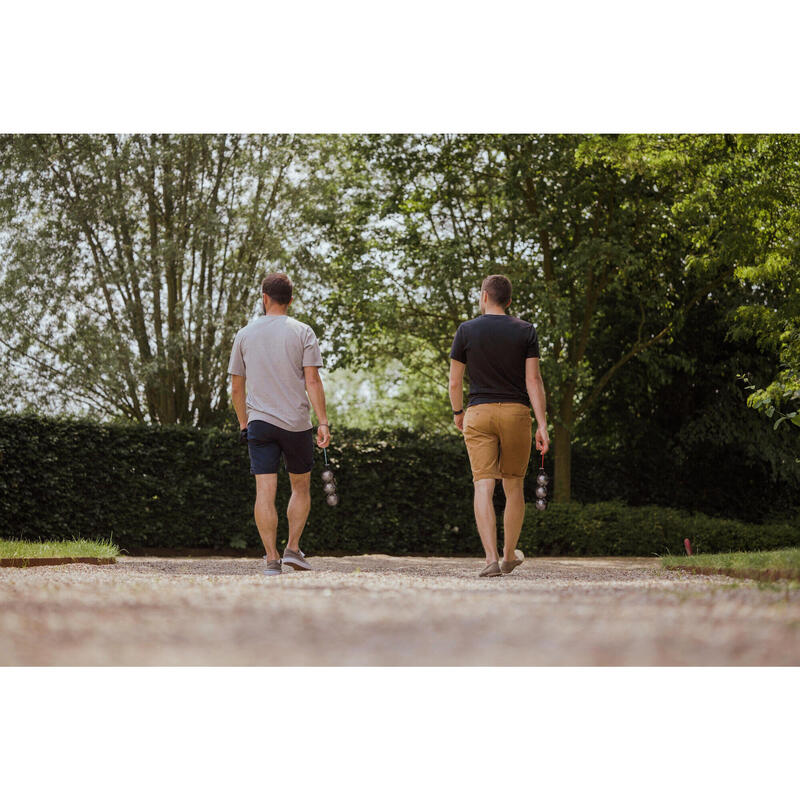 Pétanque golyó 100-as, szabadidős használatra, csíkos, 3 db