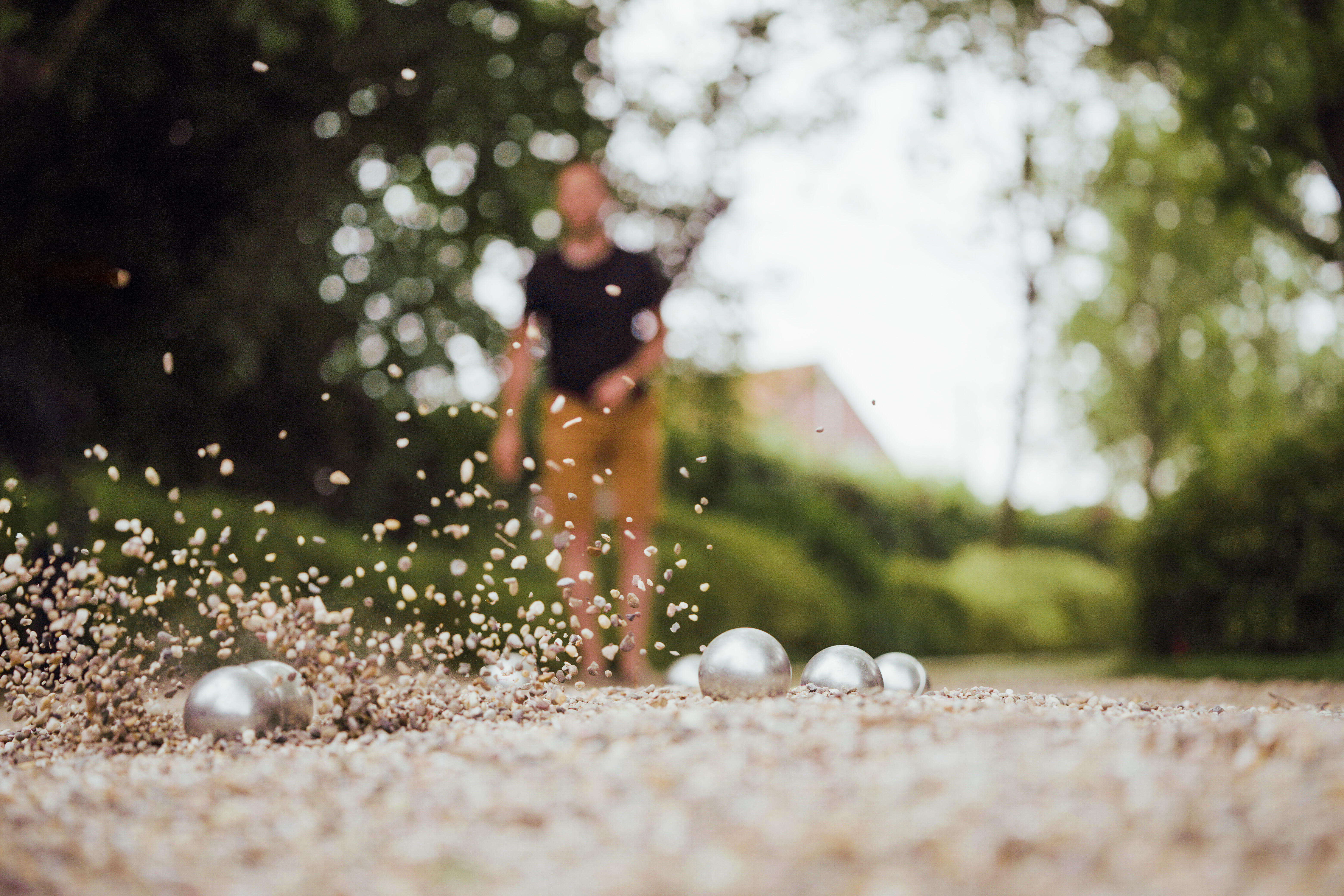 Jeu de 3 boules de pétanque striées – Loisir 100 - GEOLOGIC