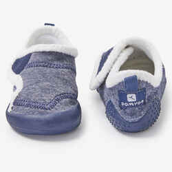 Baby Warm Light Bootees - Blue Jean