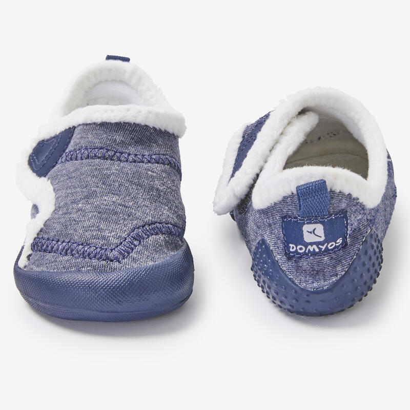 Comfortabele gymschoenen voor kinderen Babylight 550 jeansblauw
