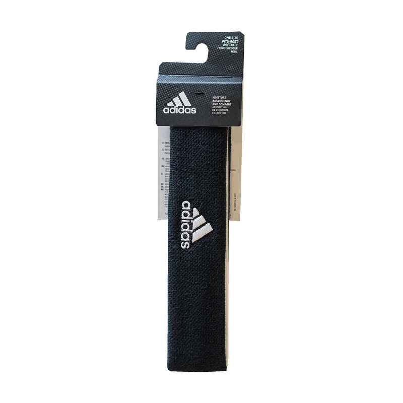 Stirnband Tennis und andere Sportarten Adidas schwarz Stirnband Tennis und andere Sportarten Adidas schwarz
