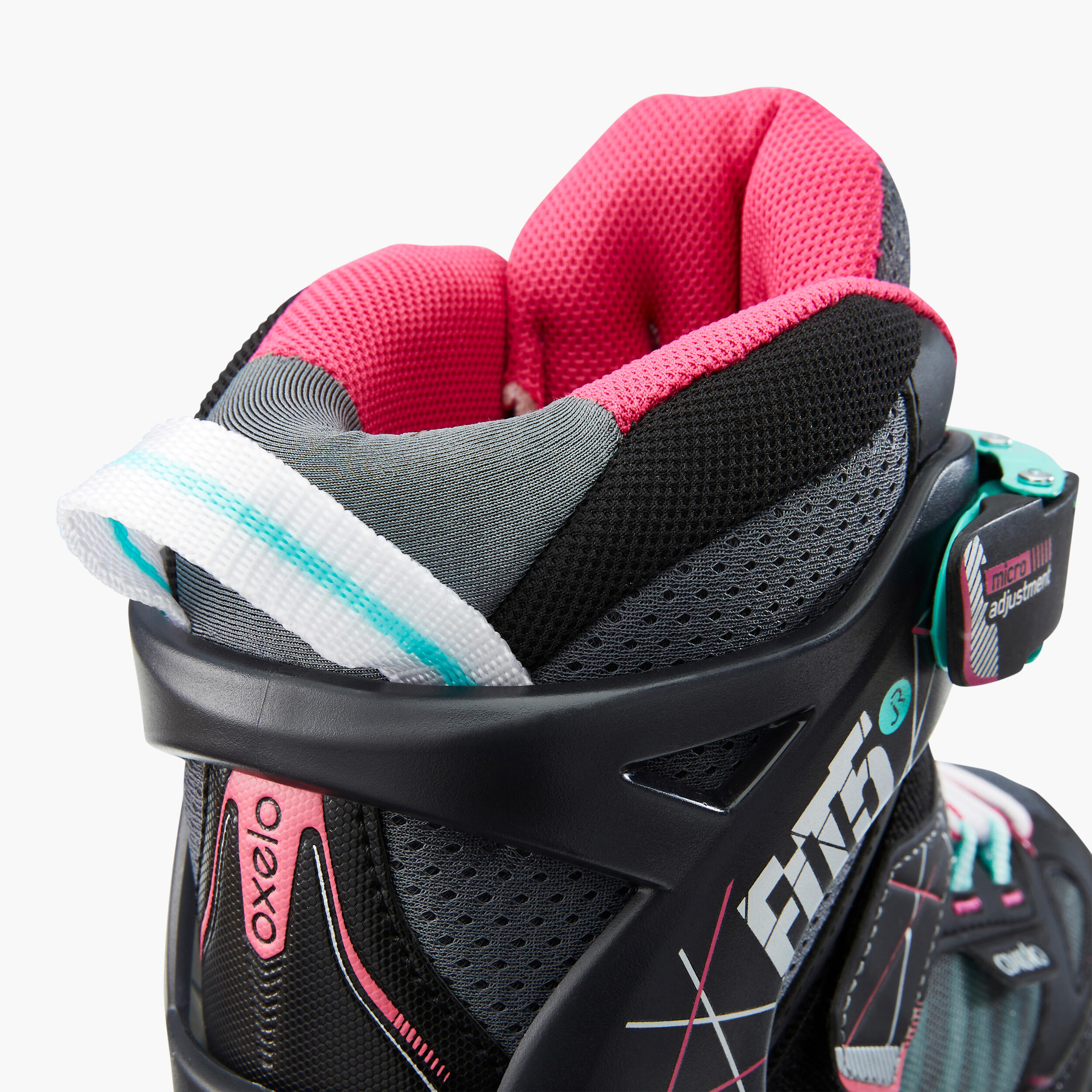 Fit 5 Jr Kids' Inline Fitness Skates - Grey/Pink 8/8