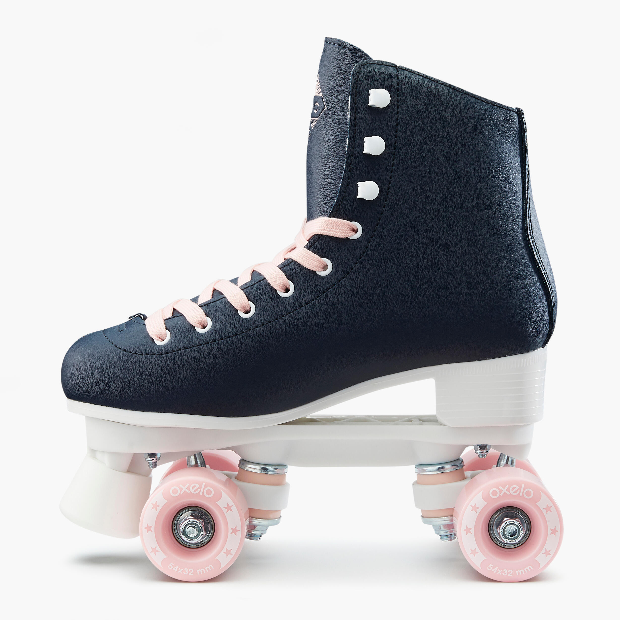 Kids' and Adult Artistic Roller Skating Quad Skates 100 - Navy Blue 3/9