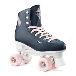 Roller artístico quad 100 azul marino