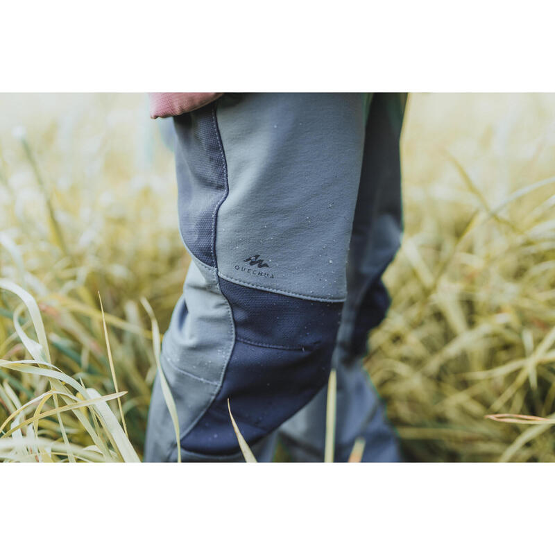 Pantalon softshell de randonnée - MH550 gris - enfant 2 - 6 ans