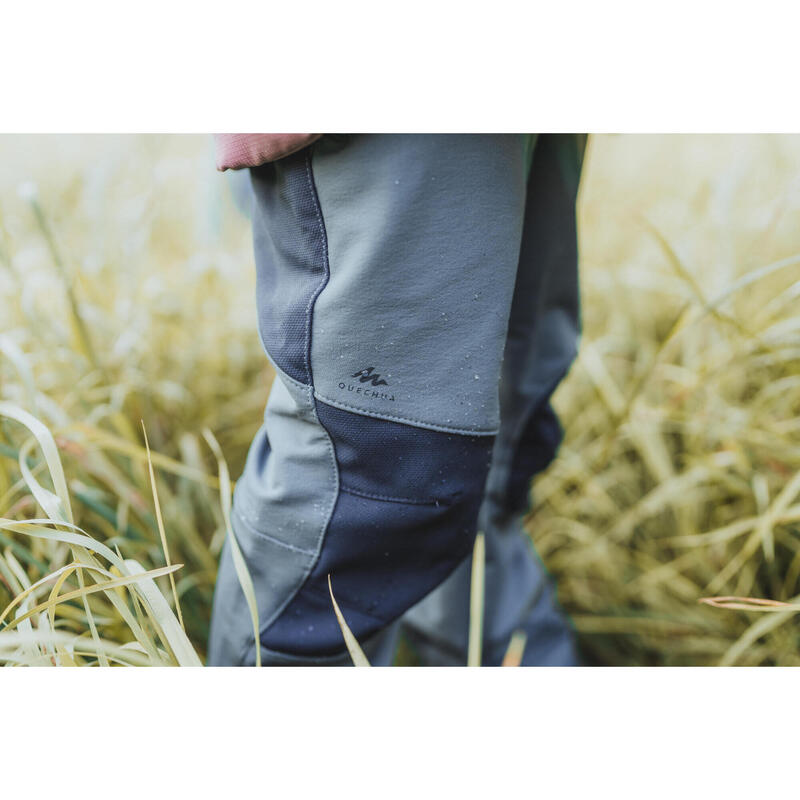 Pantalon Softshell Drumeție la munte MH550 Gri Copii 2- 6 ani