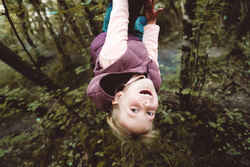 Doudoune sans manches de randonnée violette - enfant 2-6 ans