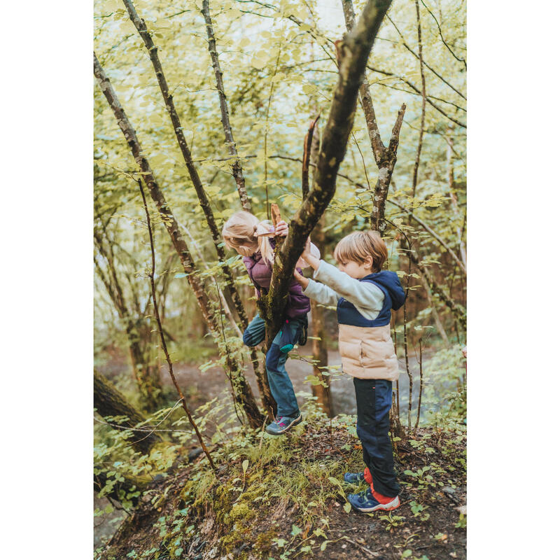 Doudoune sans manches de randonnée violette - enfant 2-6 ans