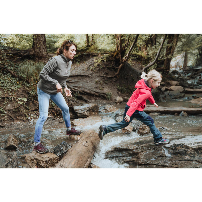 Softhell broek voor wandelen kinderen MH550 grijs 2- 6 jaar