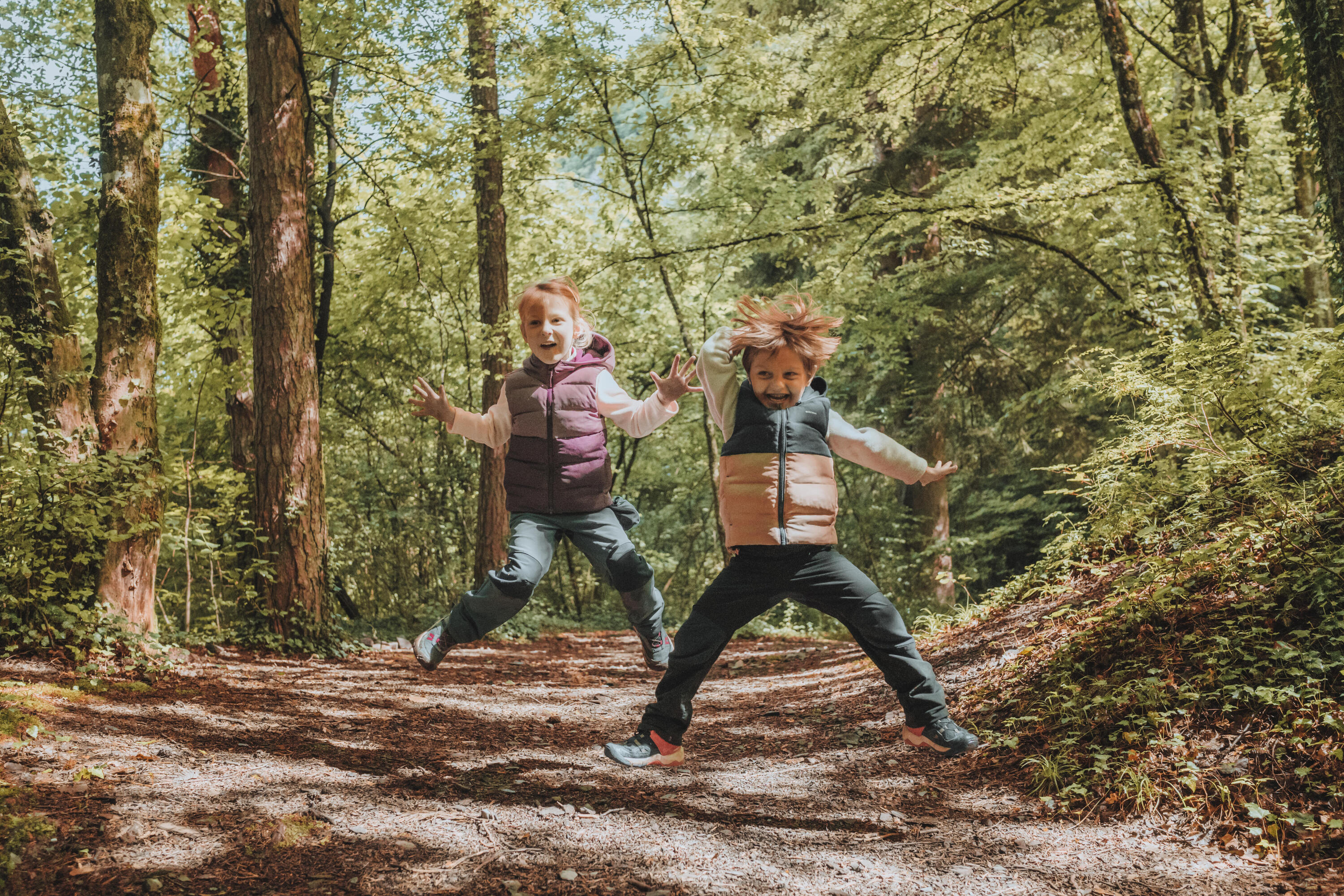 Kids’ Hiking Sleeves Padded Jacket - Age 2-6 years - Purple 4/11