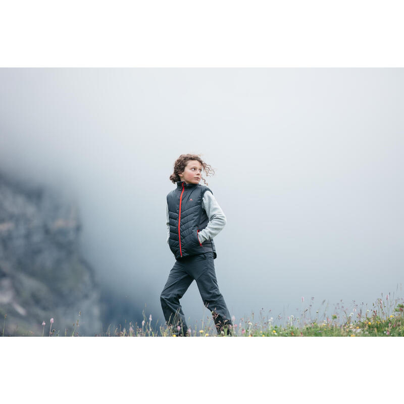 Gilet montagna bambino 7-15 anni MH500 HYBRID nero