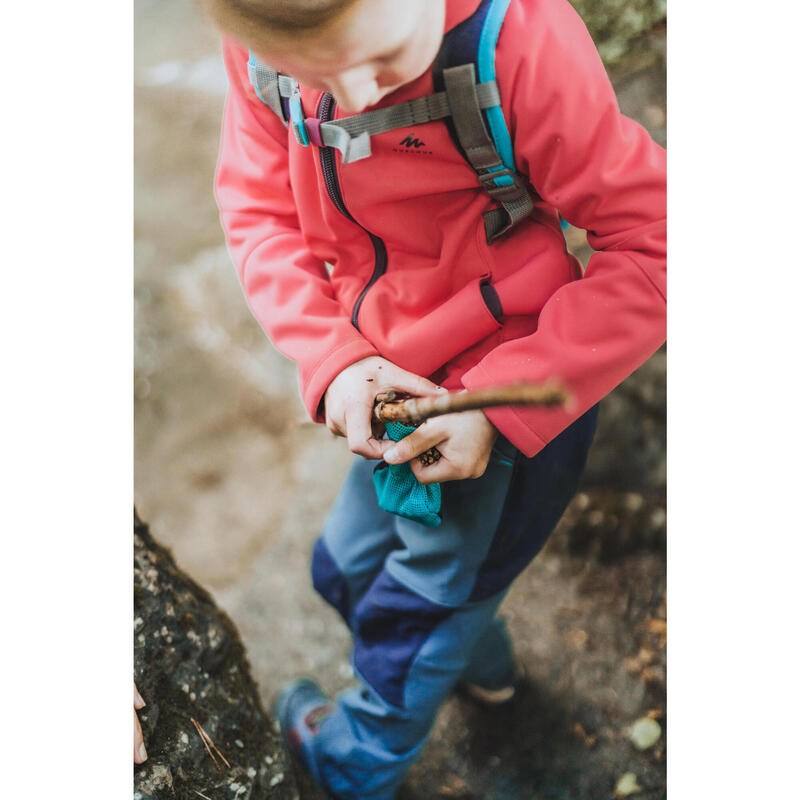 Calças softshell de caminhada MH550 criança 2- 6 anos - cinzento