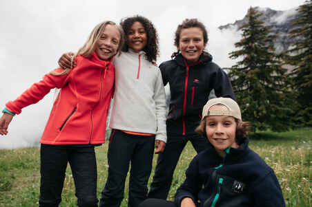 Kids’ Hiking Softshell Jacket MH900 TW - 7-15 YEARS