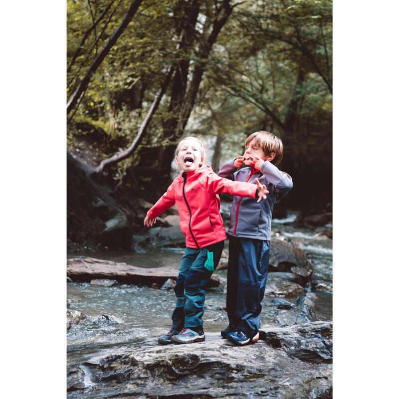 Jachetă Softshell Drumeție la munte MH550 Corai Copii 2- 6 ani