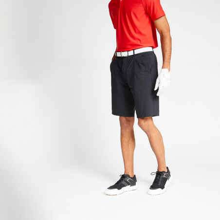 Črne moške kratke hlače za golf WW500