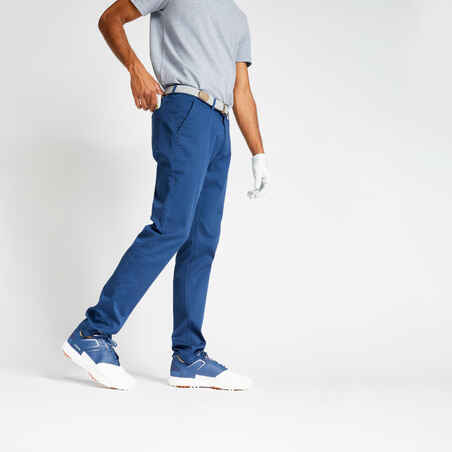 Men's golf trousers MW500 blue