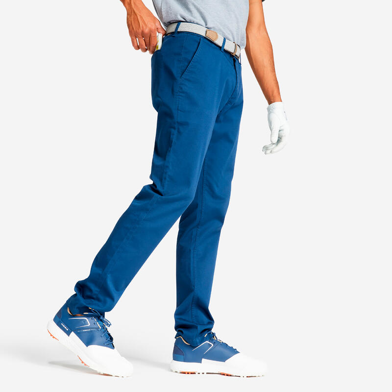 Men's golf trousers MW500 blue