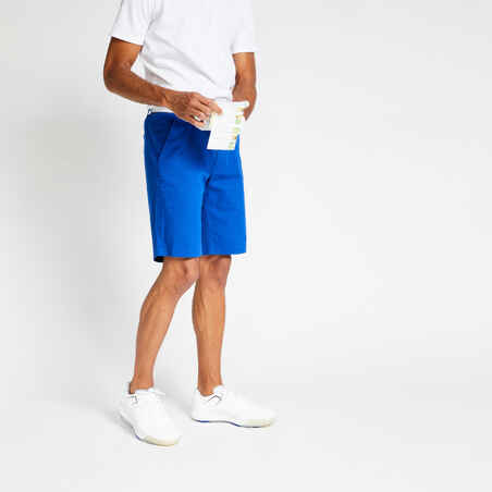 Indigo modre moške kratke hlače za golf MW500