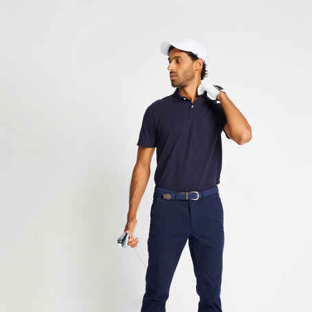 Polo Golf Hombre Azul Marino Manga Corta