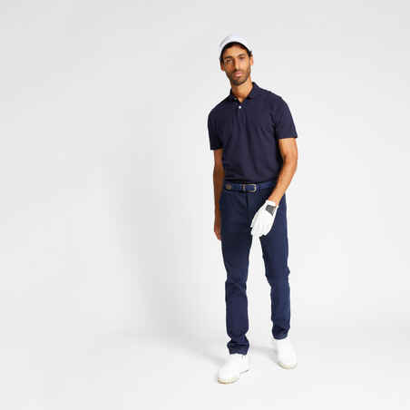 Men's Golf Short Sleeve Polo Shirt - Navy Blue