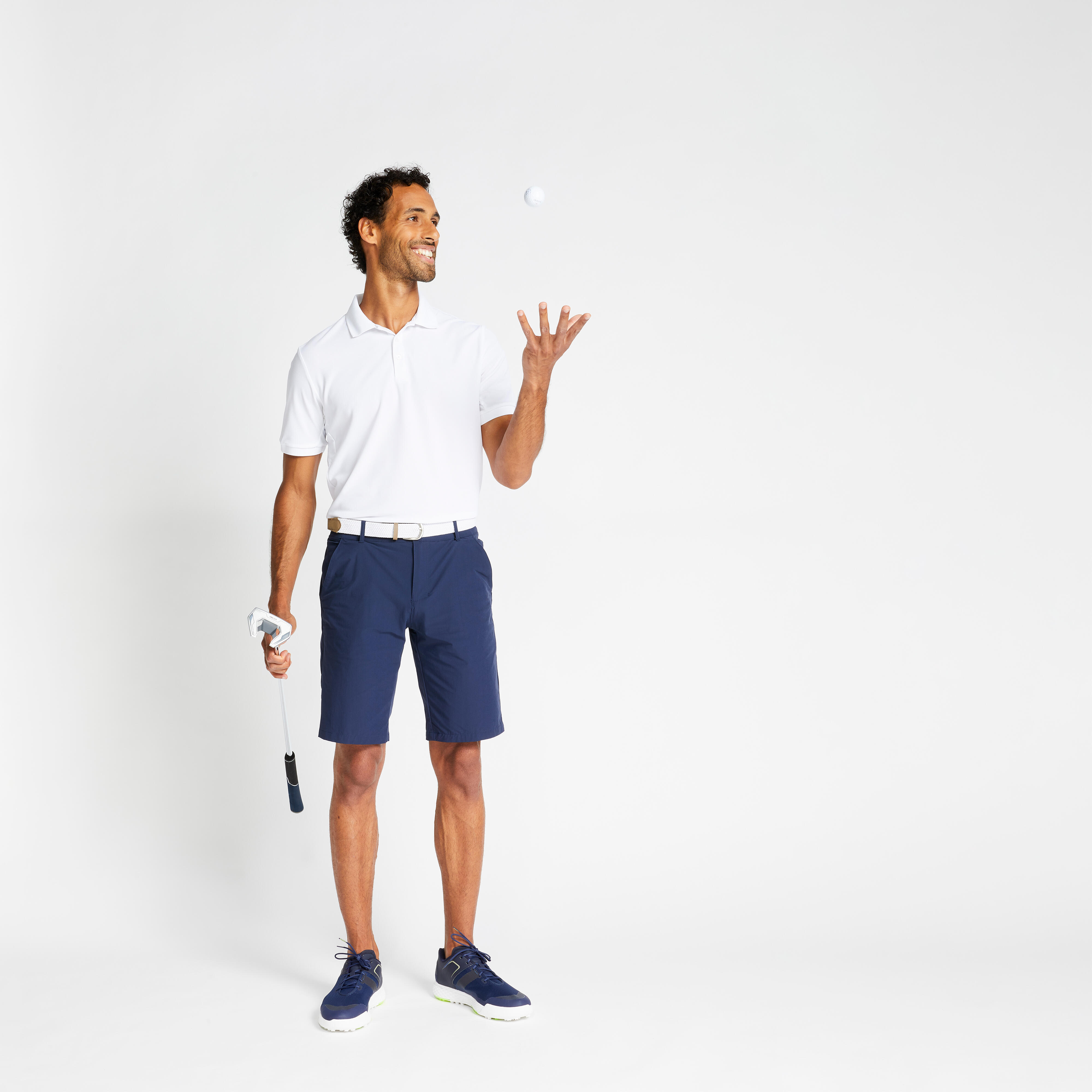 Short de golf homme - WW 500 bleu marine - INESIS