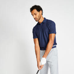 Polo de golf manches courtes homme WW500 bleu marine