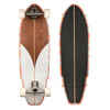 Longboard Surfskate Carve 540 - White Wood