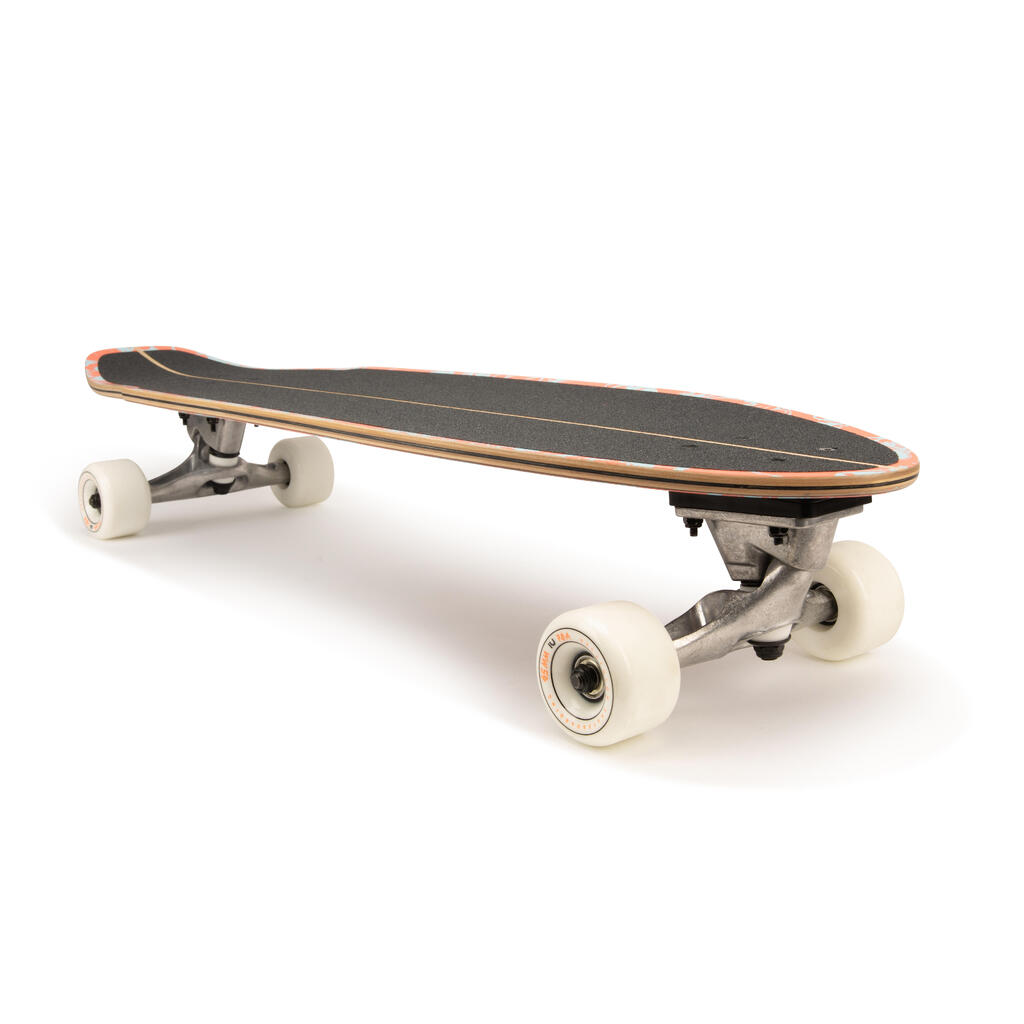 Longboard Surfskate Carve 540 - White Wood