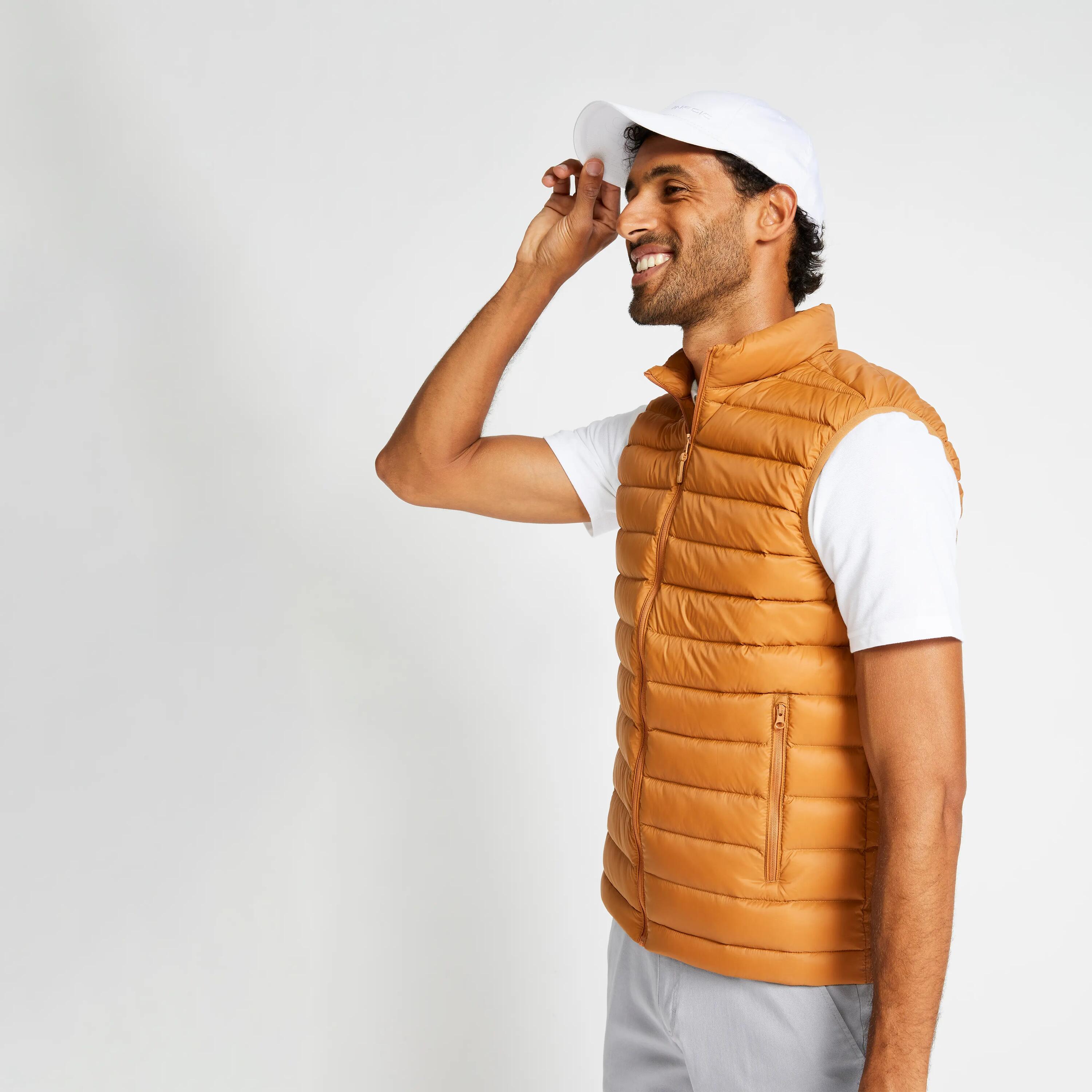 Chaleco golf Hombre MW500 avellana 21/22