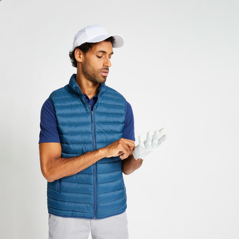 Doudoune golf sans manches Homme - MW500 bleu