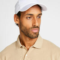 POLO GOLF MANCHES LONGUES HOMME - MW500 BEIGE