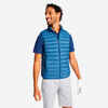 Men's sleeveless down golf jacket - MW500 blue