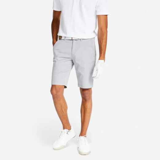 
      Men's golf cotton chino shorts - MW500 grey
  