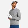 Men's golf V-neck pullover MW500 grey