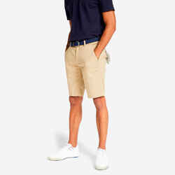 Men's golf chino shorts - MW500 beige