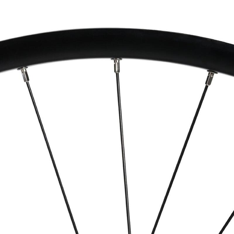 ROUE VTC 28" ARRIERE DOUBLE PAROI NOIRE CASSETTE POUR FREIN A DISQUE