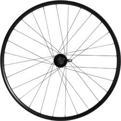 ROUE VTC 28" ARRIERE DOUBLE PAROI NOIRE CASSETTE POUR FREIN A DISQUE